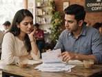 A woman revealed that a man shared financial documents after she rejected his marriage proposal.(Representational image/Gemini AI generated)