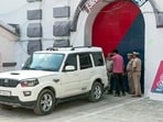 Police outside the district jail in Ayodhya. (FILE PHOTO)