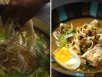 The chicken ramen bowl recipe can be prepared in minutes.