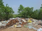 Semi-permanent structures, electricity poles and operational borewells were found inside the eco-sensitive zone as officials promised a fresh inspection. (Parveen Kumar/HT)