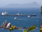 The first reported Indian casualty came when the Marshall Islands-flagged oil tanker MKD Vyom was attacked in the Strait of Hormuz.(Reuters)