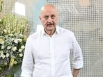 At the moment, Anupam Kher is shooting for his next movie Shri Ram Bhoomi in Ayodhya. (Photo by SUJIT JAISWAL / AFP)