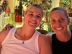Ashleigh Gardner with Georgia Voll