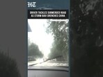 Storm Bavi Floods China: Driver Battles Deeply Submerged Road Amid Torrential Rain