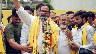 Jan Suraj Party founder Prashant Kishor declared total assets worth over Rs 105 crore and liabilities worth Rs 5.78 lakh crore in nomination papers for the Bankipur Assembly by-election on Monday (ANI).