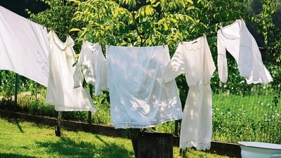 High humidity can leave clothes smelling musty during the monsoon. (Adobe Stock) High humidity can leave clothes smelling musty during the monsoon. (Adobe Stock)