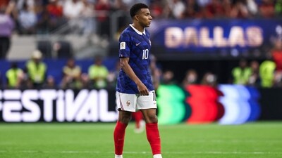 Kylian Mbappe finished the World Cup with eight goals, but in the semifinal, he had an underwhelming show. (AFP) Kylian Mbappe finished the World Cup with eight goals, but in the semifinal, he had an underwhelming show. (AFP)