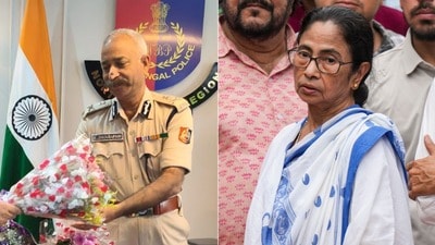 আইপিএস অফিসার কালিয়াপ্পন জয়রামন এবং মমতা বন্দ্যোপাধ্যায়। (ফাইল ছবি, সৌজন্যে ফেসবুক Souvanik Naha এবং পিটিআই) আইপিএস অফিসার কালিয়াপ্পন জয়রামন এবং মমতা বন্দ্যোপাধ্যায়। (ফাইল ছবি, সৌজন্যে ফেসবুক Souvanik Naha এবং পিটিআই)