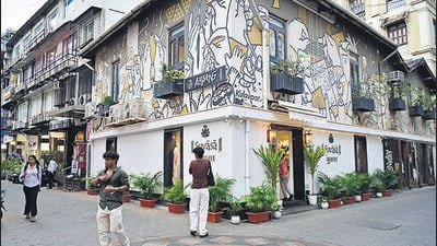 Mumbai, India - July 14, 2026: CM Devendra Fadnavis, Dy CM Sunetra Pawar, MLA Ashish Shelar, and Legislative Assembly Speaker Rahul Narwekar inaugurate Mumbai's first pedestrian-only zone and beatification project, the Kala Ghoda Art Avenue, developed by the BMC in Colaba. in Mumbai, India, on Tuesday, July 14, 2026. (Photo by Anshuman Poyrekar/Hindustan Times) (Anshuman Poyrekar/HT Photo) Mumbai, India - July 14, 2026: CM Devendra Fadnavis, Dy CM Sunetra Pawar, MLA Ashish Shelar, and Legislative Assembly Speaker Rahul Narwekar inaugurate Mumbai's first pedestrian-only zone and beatification project, the Kala Ghoda Art Avenue, developed by the BMC in Colaba. in Mumbai, India, on Tuesday, July 14, 2026. (Photo by Anshuman Poyrekar/Hindustan Times) (Anshuman Poyrekar/HT Photo)