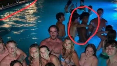 Nolan Wells' viral pool party photo of teenagers on Horn Island last seen alive? The Truth Comes Out (Instagram) Nolan Wells' viral pool party photo of teenagers on Horn Island last seen alive? The Truth Comes Out (Instagram)