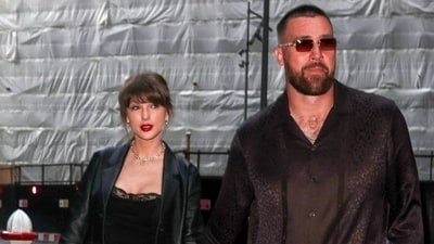 Singer-songwriter Taylor Swift and footballer Travis Kelce have sparked speculation of welcoming a dog