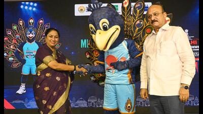 Sood said that the mascot is inspired by India’s national bird (peacock), and represents confidence, determination, sportsmanship and the country’s cultural heritage. (Sonu Mehta/HT) Sood said that the mascot is inspired by India’s national bird (peacock), and represents confidence, determination, sportsmanship and the country’s cultural heritage. (Sonu Mehta/HT)