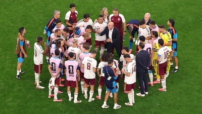 Spain ended France's bid for a third FIFA World Cup title with a commanding 2-0 victory to book their place in the final. (Getty Images via AFP) Spain ended France's bid for a third FIFA World Cup title with a commanding 2-0 victory to book their place in the final. (Getty Images via AFP)