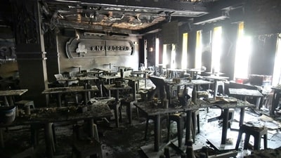 There were signs that at least some of the exit doors might have been locked. (File Photo/AP)