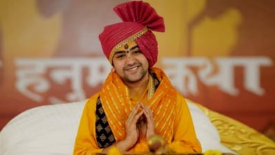 Dhirendra Shastri is the president of Bageshwar Dham Religious Centre. (file photo)