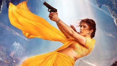 Priyanka Chopra will be seen as Mandakini in Varanasi. Priyanka Chopra will be seen as Mandakini in Varanasi.