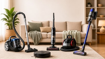 Powerful vacuum cleaners for spotless carpets and effortless hair removal every day. (AI Genrated Image)
