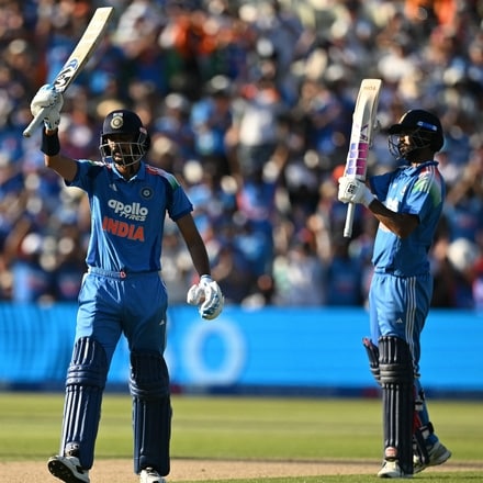 Gill, Axar take charge as India beat England in opening ODI - Action in images