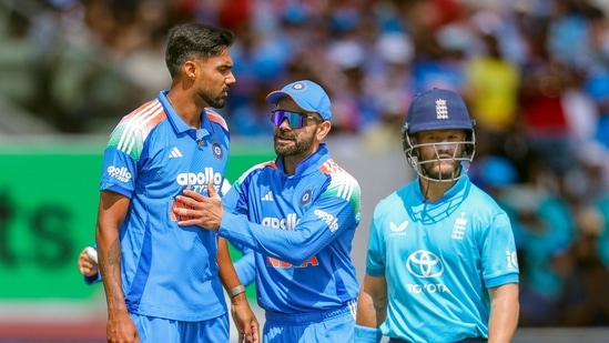Gurnoor Brar and Prasidh Krishna also got among the wickets, taking two scalps each in the opening ODI. (ANI Pic Service)