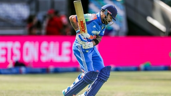 Virat Kohli failed with the bat too, lasting just six balls in the middle and scoring five runs. He was caught plumb in front of the wicket by Jofra Archer.(ANI Pic Service)