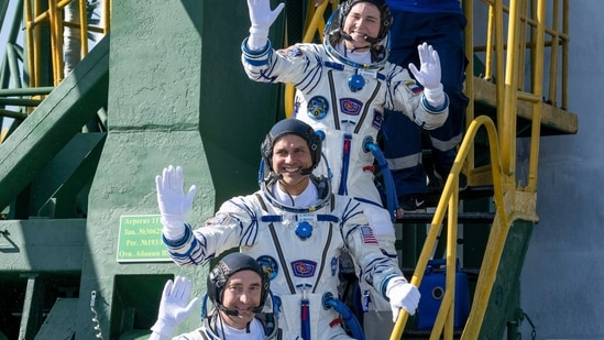 NASA’s Anil Menon embarks on 8-month sojourn to International Space Station, with drawings made by Indian kids