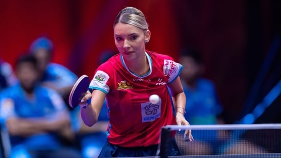 Bernadette Szocs in action