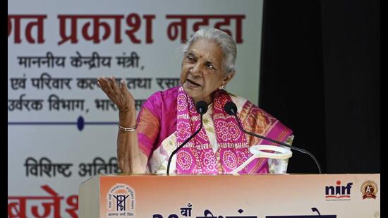 Governor Anandiben Patel (Deepak Gupta/HT)