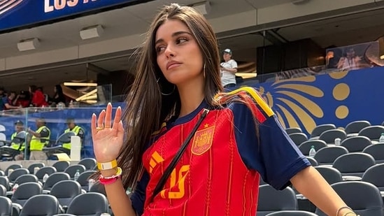 Lamine Yamal has received plenty of support and motivation from his girlfriend, Ines Garcia ahead of France semifinal.(Instagram)