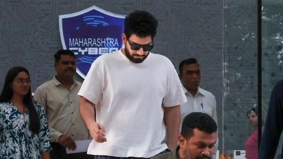 Stand-up comedian Samay Raina comes out of the Maharashtra Police cyber cell headquarters after being questioned in Navi Mumbai on March 24, 2025.