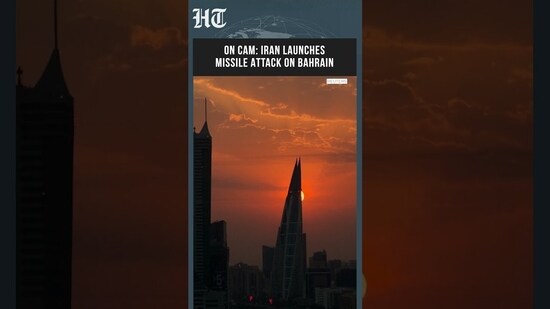 On Camera: Iran Launches Missile Attack on Bahrain Amid Gulf War Escalation