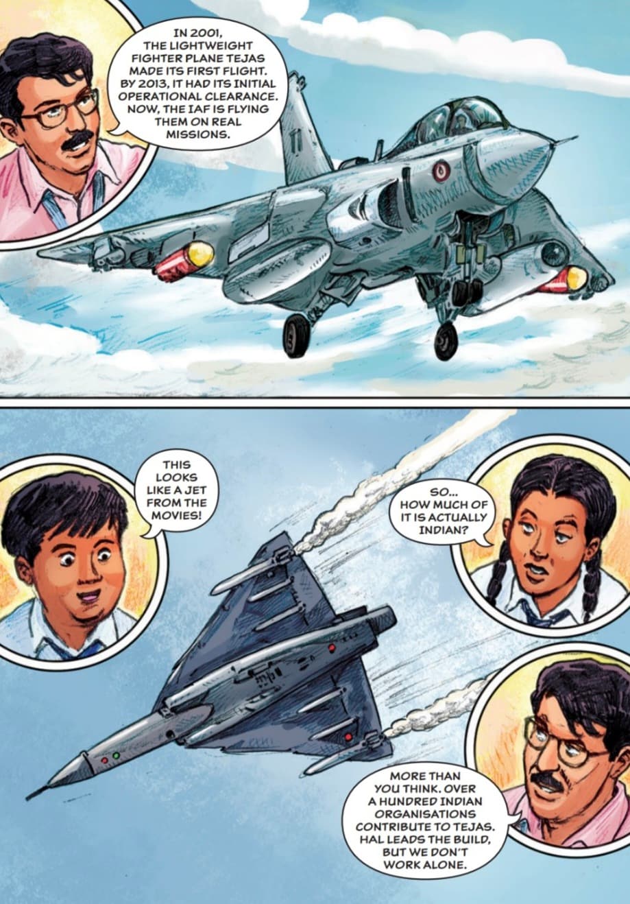 Amar Chitra Katha’s latest hero is HAL and India’s aviation journey. (HT)