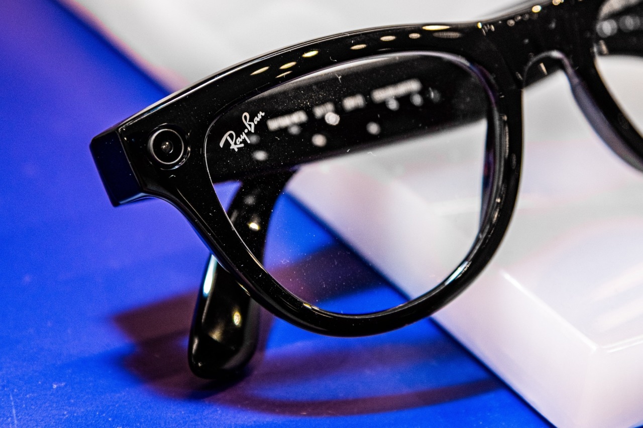 Frames on display at one of Meta's retail stores in New York City. Frames on display at one of Meta's retail stores in New York City.
