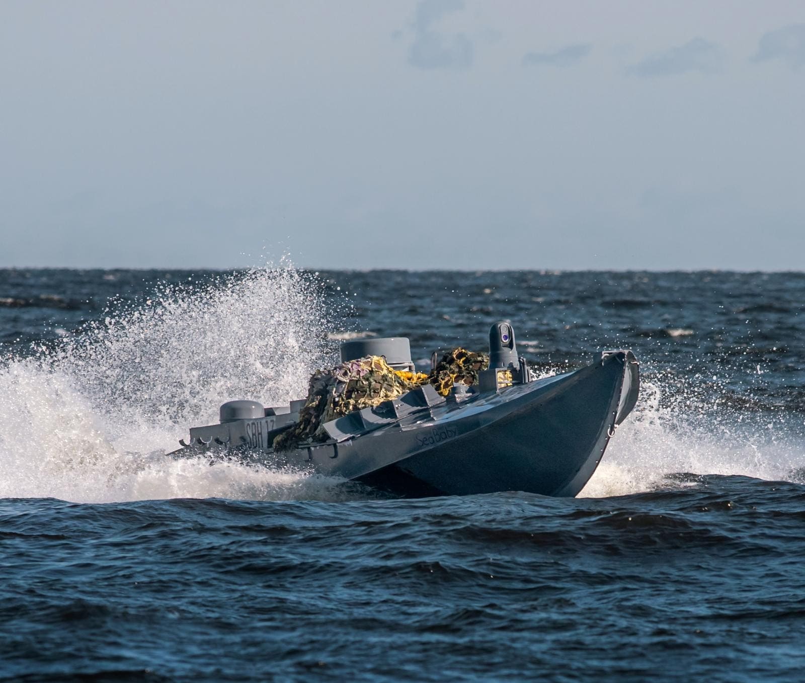 Sea Baby is an unmanned surface vehicle, which is a product of Ukraine's Security Service. (u24.gov.ua) Sea Baby is an unmanned surface vehicle, which is a product of Ukraine's Security Service. (u24.gov.ua)