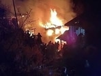 A local police team arrived at the scene immediately after receiving news of the incident. (HT Photo for representation)