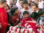 Bereaved family members in YSR Kadapa on Tuesday. (ANI)