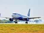 Notably, the airline had launched its non-stop Noida-Navi Mumbai flight (QP 2018) and Noida-Bengaluru flight (QP 1576) on June 16. (HT Photo) Notably, the airline had launched its non-stop Noida-Navi Mumbai flight (QP 2018) and Noida-Bengaluru flight (QP 1576) on June 16. (HT Photo)