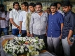 Relatives mourn a victim killed in the boat accident in Vietnam's Phu Quoc Island following the arrival of the mortal remains at Chennai International Airport in Chennai. (PTI)