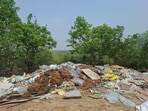 Semi-permanent structures, electricity poles and operational borewells were found inside the eco-sensitive zone as officials promised a fresh inspection. (Parveen Kumar/HT)
