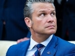Pete Hegseth announces annual testosterone screening for US troops aged 30+. (Photographer: Graeme Sloan/EPA/Bloomberg)