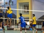 This 8th edition of the event witnessed sportspersons, aged between seven to 18, competing in 11 disciplines, including football, kabaddi, volleyball, athletics and archery. (HT Photo)