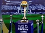 The ODI World Cup trophy. The ODI World Cup trophy.