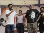 Sonam Wangchuk hunger strike highlights: Stand-up comedian Kunal Kamra joined CJP protest on Wednesday.