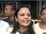 Mahua Moitra pointed to what she described as Madan Mitra's abrupt reversal, in Kolkata on Wednesday.