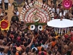On three magnificent chariots, the deities visit the Gundicha temple, to return after nine days. This grand festival is incomparable