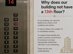 Missing number 13: Legal experts advise homebuyers to ensure the flat and floor numbers in the sale agreement match the sanctioned building plans. (Representative image)