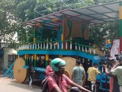 কলকাতায় রথযাত্রার বর্ণাঢ্য আয়োজন ইসকনের