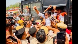 Prohibitory orders imposed near BJP office in Gurugram, 62 Congress workers held