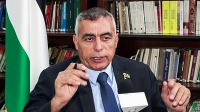 Palestinian Ambassador to India, Abdullah Abu Shawish. (ANI Video Grab) Palestinian Ambassador to India, Abdullah Abu Shawish. (ANI Video Grab)