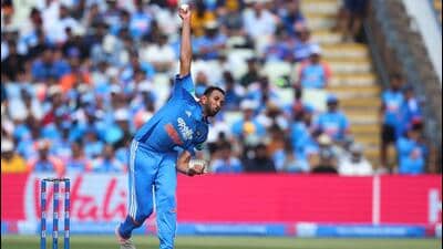 India's Prasidh Krishna in action. (Reuters) India's Prasidh Krishna in action. (Reuters)