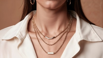 Layered necklaces for that perfect charm (magnific)